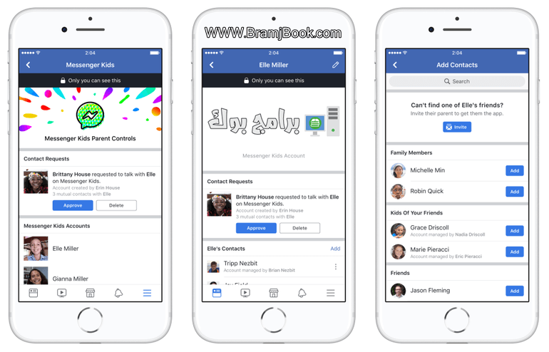تطبيق فيس بوك ماسنجر كيدز 2018 احدث اصدار للاطفال